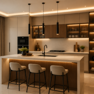 التصميم الداخلي المطابخ بالمتر